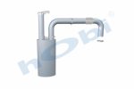 Susturucu, Jeneratör KIT, EL:250x440 L:900 IN:Ø127 OUT:Ø127 Kabin İçi,