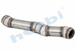 Boru, Egzoz Ön, E6, 2128826 Scania Ø110 Inox, Spiral (P), İzolasyonlu, - Görsel 2