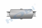 Hava Tankı, Alüminyum, Kapak Braketli, Ø246 L:570 Lt:25 GövMnş:3 KapMnş:2