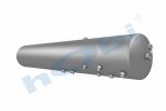 Hava Tankı, Alüminyum, İç 2'li, Ø230 L:1386 Lt:55 GövMnş:8 KapMnş:4