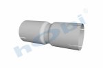 Boru, Universal Adaptör, L1:200 Alusi ID1:Ø71 ID2:Ø71 - Görsel 3